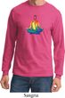 Yoga Chakra Lotus Pose Long Sleeve Shirt