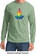 Yoga Chakra Lotus Pose Long Sleeve Shirt