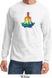 Yoga Chakra Lotus Pose Long Sleeve Shirt