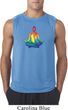 Yoga Chakra Lotus Pose Mens Sleeveless Shirt
