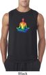 Yoga Chakra Lotus Pose Mens Sleeveless Shirt