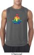 Yoga Chakra Lotus Pose Mens Sleeveless Shirt