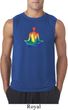 Yoga Chakra Lotus Pose Mens Sleeveless Shirt