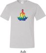 Yoga Chakra Lotus Pose Mens Tall Shirt