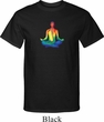 Yoga Chakra Lotus Pose Mens Tall Shirt