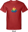 Yoga Chakra Lotus Pose Mens Tall Shirt
