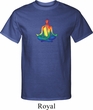 Yoga Chakra Lotus Pose Mens Tall Shirt