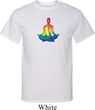 Yoga Chakra Lotus Pose Mens Tall Shirt