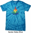 Yoga Chakra Lotus Pose Spider Tie Dye Shirt