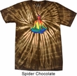 Yoga Chakra Lotus Pose Spider Tie Dye Shirt