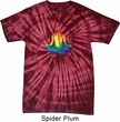Yoga Chakra Lotus Pose Spider Tie Dye Shirt