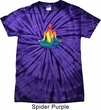 Yoga Chakra Lotus Pose Spider Tie Dye Shirt