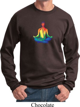 Yoga Chakra Lotus Pose Sweatshirt