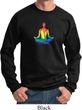 Yoga Chakra Lotus Pose Sweatshirt