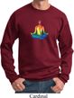 Yoga Chakra Lotus Pose Sweatshirt