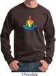 Yoga Chakra Lotus Pose Sweatshirt