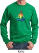Yoga Chakra Lotus Pose Sweatshirt