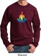 Yoga Chakra Lotus Pose Sweatshirt