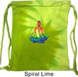Yoga Chakra Lotus Pose Tie Dye Bag