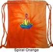Yoga Chakra Lotus Pose Tie Dye Bag