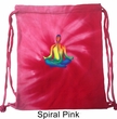 Yoga Chakra Lotus Pose Tie Dye Bag