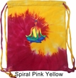 Yoga Chakra Lotus Pose Tie Dye Bag