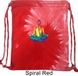 Yoga Chakra Lotus Pose Tie Dye Bag