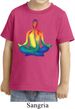 Yoga Chakra Lotus Pose Toddler Shirt