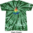 Yoga Chakra Lotus Pose Twist Tie Dye Shirt