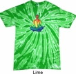 Yoga Chakra Lotus Pose Twist Tie Dye Shirt