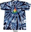 Yoga Chakra Lotus Pose Twist Tie Dye Shirt