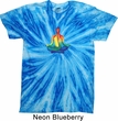 Yoga Chakra Lotus Pose Twist Tie Dye Shirt