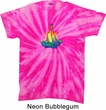 Yoga Chakra Lotus Pose Twist Tie Dye Shirt