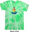 Yoga Chakra Lotus Pose Twist Tie Dye Shirt