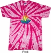 Yoga Chakra Lotus Pose Twist Tie Dye Shirt