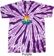 Yoga Chakra Lotus Pose Twist Tie Dye Shirt