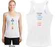 Yoga Chakra Words Front and Back Ladies Dry Wicking Racerback Tank Top