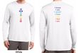 Yoga Chakra Words Front & Back Mens Dry Wicking Long Sleeve Shirt