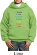 Yoga Chakra Words Kids Hoodie