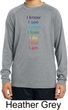 Yoga Chakra Words Kids Moisture Wicking Long Sleeve Shirt