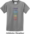 Yoga Chakra Words Kids Shirt