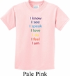 Yoga Chakra Words Kids Shirt