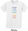Yoga Chakra Words Kids Shirt