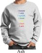 Yoga Chakra Words Kids Sweatshirt