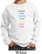 Yoga Chakra Words Kids Sweatshirt