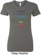 Yoga Chakra Words Ladies Longer Length Shirt