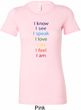 Yoga Chakra Words Ladies Longer Length Shirt