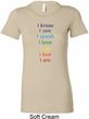 Yoga Chakra Words Ladies Longer Length Shirt
