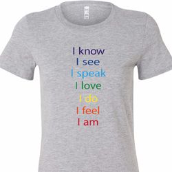 Yoga Chakra Words Ladies Longer Length Shirt