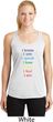 Yoga Chakra Words Ladies Moisture Wicking Racerback Tank Top